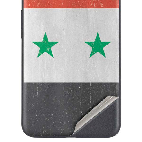 Syria Flag Distressed Google Pixel 4a 5G Skin